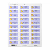 Rubber Duck Address Labels (Vorne)