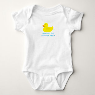 Rubber Duck Baby Bodysuit Strampler