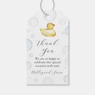 Rubber Duck Baby Duck Danke, dass Sie sich für Geschenkanhänger
