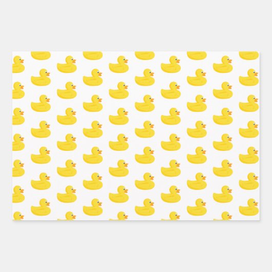 Rubber Duck Baby Duck Geschenk Geschenkpapier Set (Vorderseite 2)