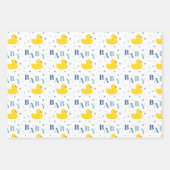 Rubber Duck Baby Duck Geschenk Geschenkpapier Set (Vorderseite)