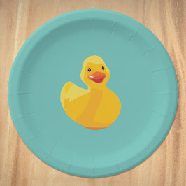 Rubber Duck Baby Duck Pappteller