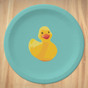 Rubber Duck Baby Duck Pappteller