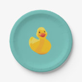 Rubber Duck Baby Duck Pappteller (Vorderseite)