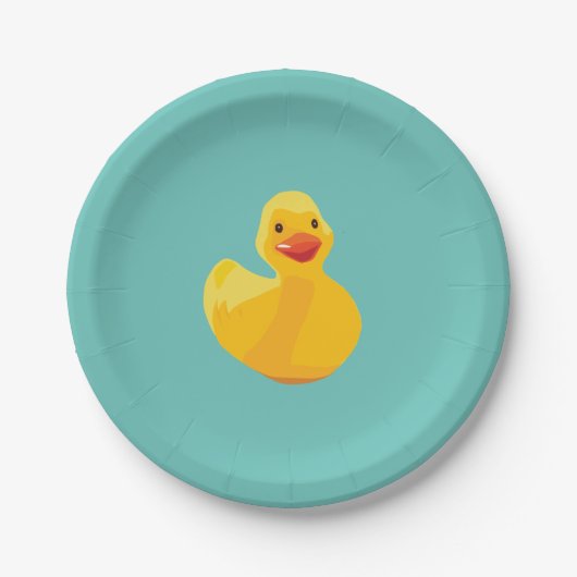 Rubber Duck Baby Duck Pappteller (Vorderseite)