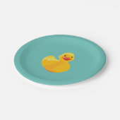Rubber Duck Baby Duck Pappteller (Schrägansicht)