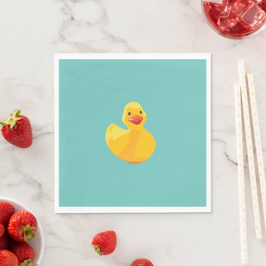 Rubber Duck Baby Duck Serviette (Beispiel)
