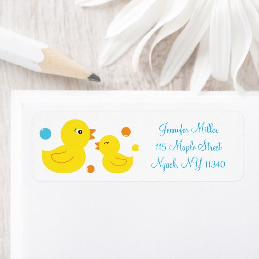 Rubber Duck Baby Showadresse (Insitu)