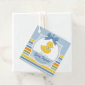 Rubber Duck Baby Shower Blue ID641 Geschenkanhänger (Beispiel)
