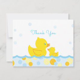 Rubber Duck Baby Shower Danke