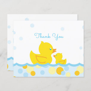 Rubber Duck Baby Shower Danke