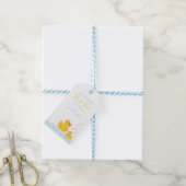 Rubber Duck Baby Showmarke | Niedlicher Dank Geschenkanhänger (Mit Garn)