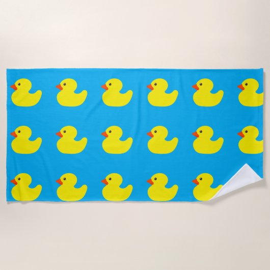 Rubber Duck Beach Towel Strandtuch (Vorderseite)
