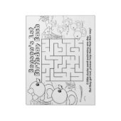 Rubber Duck Birthday Maze Activity Sheet Pack Notizblock (Rotiert)