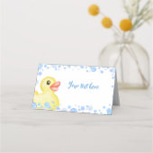 Rubber Duck Birthday Platzkarte (Vorderseite)