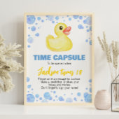 Rubber Duck Birthday Time Kapsel Zeichen Poster