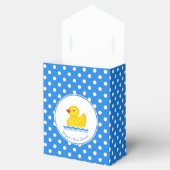Rubber Duck Blue Polka Dot Baby Showbox Geschenkschachtel (Geöffnet)