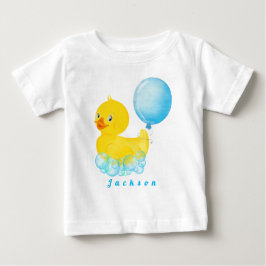 RUBBER DUCK Boy First Birthday T - Shirt Baby Baby