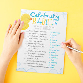 Rubber Duck Celebrity Babies Showspiel Pack Notizblock