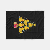 Rubber Duck Christmas Tree Duckie Quack Weihnachte Fleecedecke (Vorderseite (Horizontal))