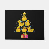 Rubber Duck Christmas Tree Duckie Quack Weihnachte Fußmatte (Vorderseite)