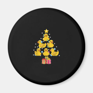 Rubber Duck Christmas Tree Duckie Quack Weihnachte Magnet