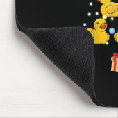 Rubber Duck Christmas Tree Duckie Quack Weihnachte Mousepad (Ecke)