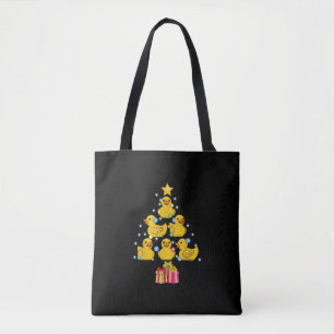Rubber Duck Christmas Tree Duckie Quack Weihnachte Tasche