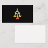 Rubber Duck Christmas Tree Duckie Quack Weihnachte Visitenkarte (Vorne/Hinten)