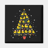 Rubber Duck Christmas Tree Magnet (Vorne)
