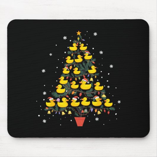 Rubber Duck Christmas Tree Mousepad (Vorne)