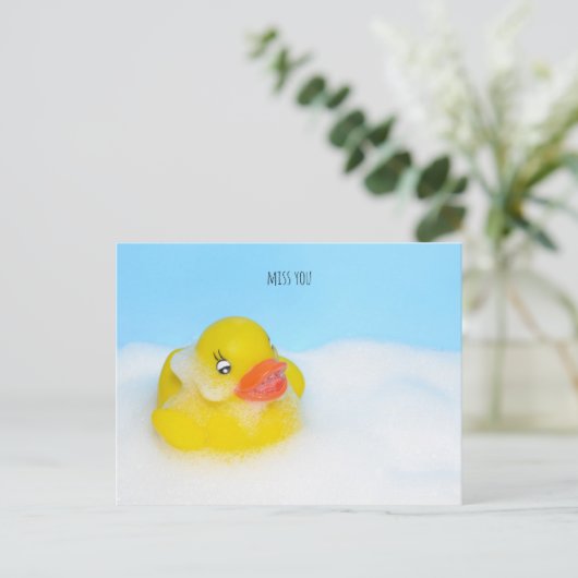 Rubber Duck Custom Postcard Postkarte (Stehend Vorderseite)