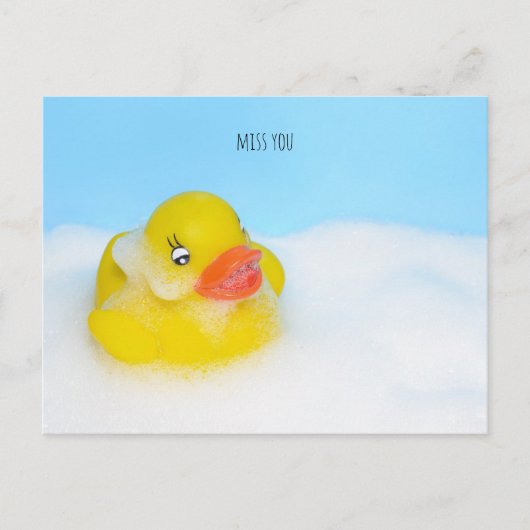 Rubber Duck Custom Postcard Postkarte (Vorderseite)