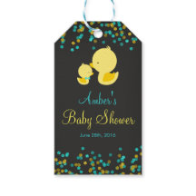 Rubber Duck Duck Baby Shower Tags