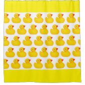 Rubber Duck Ducky Ducks Luxus Duschvorhang (Vorderseite)