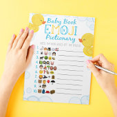 Rubber Duck Emoji Baby Book Baby Shooting Game Pac Notizblock