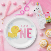Rubber Duck First Birthday Pappteller (Party)