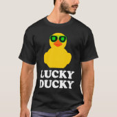 Rubber Duck Four Leaf C Sonnenbrille St Patrick's T-Shirt (Vorderseite)