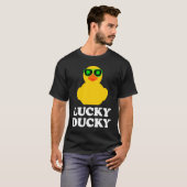 Rubber Duck Four Leaf C Sonnenbrille St Patrick's T-Shirt (Vorne ganz)