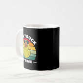 Rubber Duck Funny Men Don't Duck With Me Kaffeetasse (Vorderseite Links)