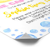 Rubber Duck Girl Birthday Time Kapsel Zeichen Poster (Ecke)