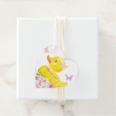 RUBBER DUCK GIRL Gefallen Tags Geschenkanhänger (Beispiel)