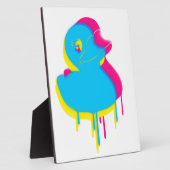 Rubber Duck Graffiti Pop Art Rubber Ducky Fotoplatte (Seite)