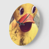 rubber duck große wanduhr (Winkel)