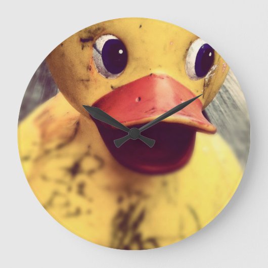 rubber duck große wanduhr (Vorderseite)