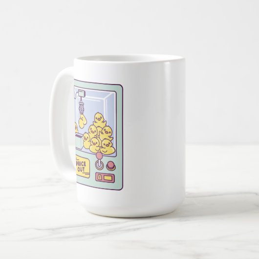 RUBBER DUCK MACHINE T - Shirt Kaffeetasse (Vorderseite Links)