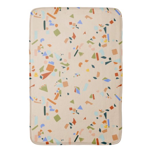 Rubber Duck Modern Terrazzo Badematte (Vorderseite Vertikal)