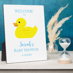 Rubber Duck Party Baby Shower BABY Fotoplatte