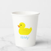 Rubber Duck Party Baby Shower BABY Pappbecher (Vorderseite)