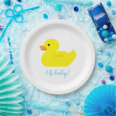 Rubber Duck Party Baby Shower BABY Pappteller (Party)